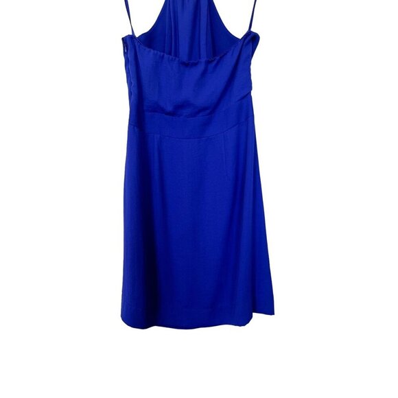 Banana Republic Deep Blue Halter Dress 6 - Picture 8 of 11